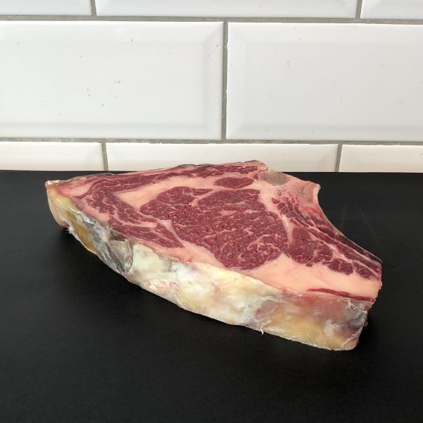 1 St. Dry aged Ribeye Steak bone in